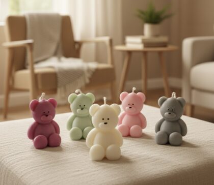 Świeca sojowa mały miś