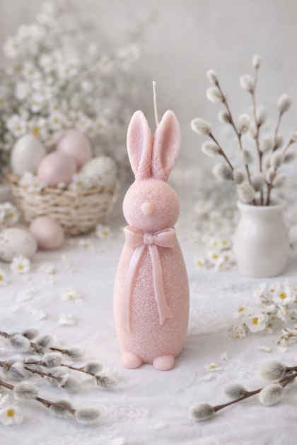 Świeca sojowa królik Wielkanocny