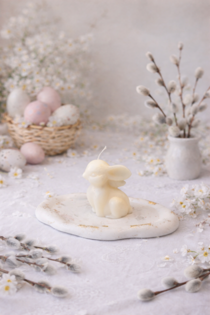 Świeca sojowa zajączek