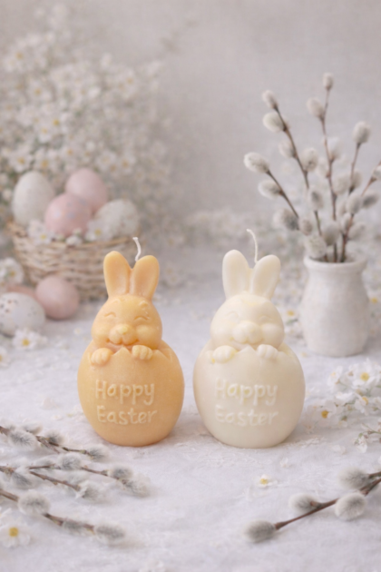 Świeca sojowa króliczek w jajku