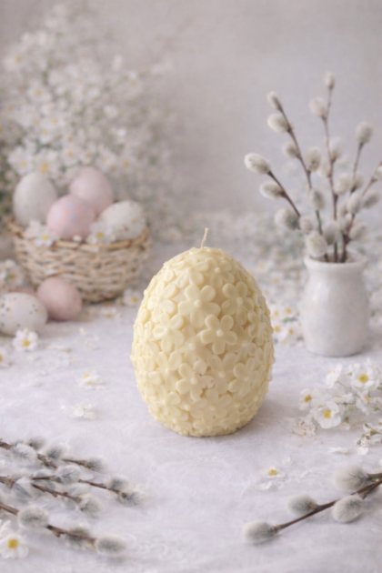 świeca sojowa wielkanocne jajko