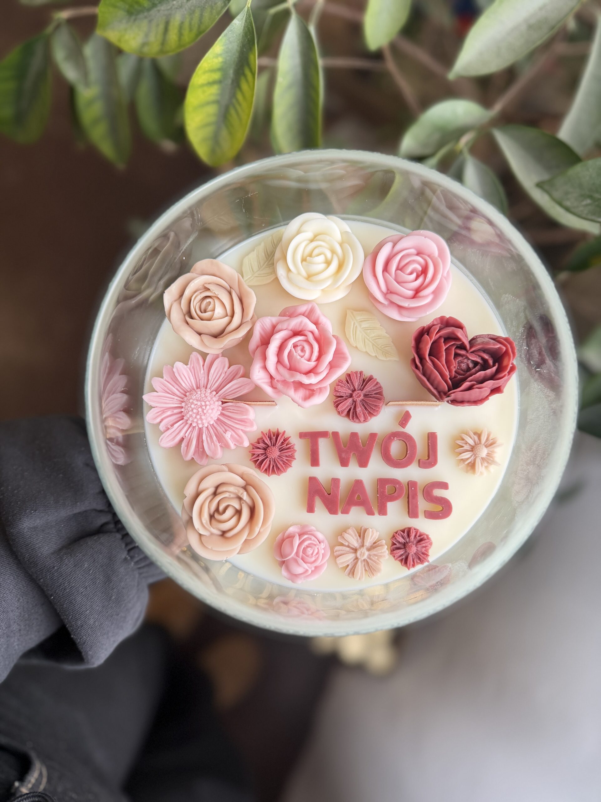 Duża świeca personalizowana - obrazek 2