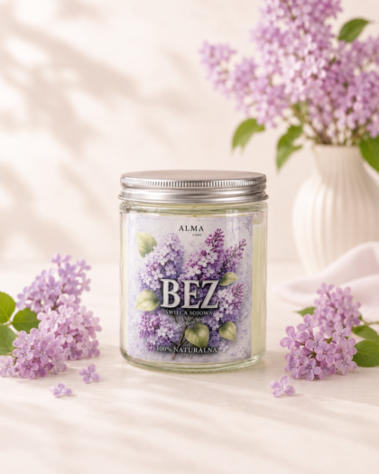 Bez – świeca zapachowa