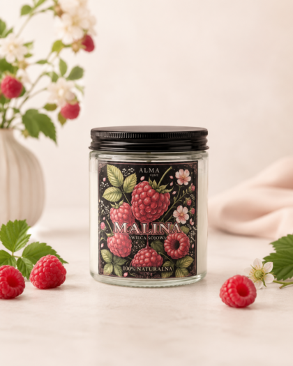 Malina – świeca zapachowa