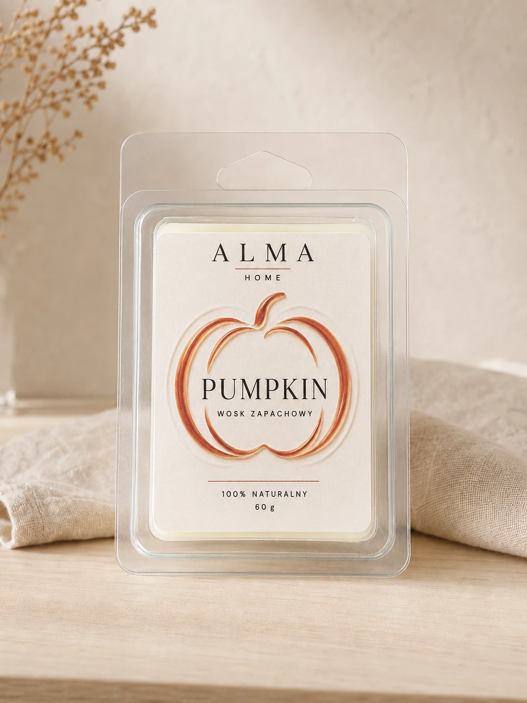 Wosk zapachowy do kominka Pumpkin 60 g ALMA HOME