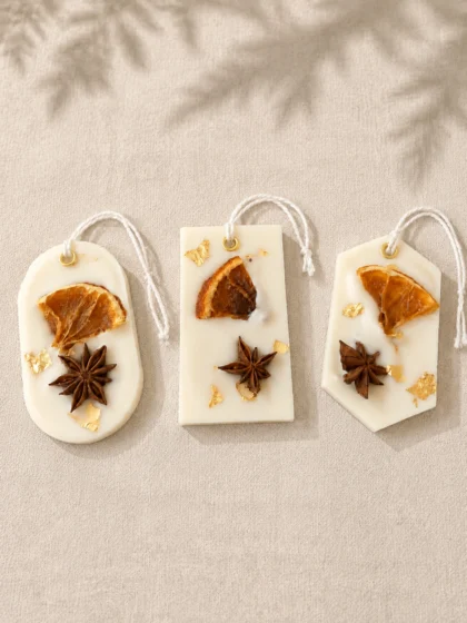 Zawieszka z wosku sojowego Christmas Time – rodzaje opakowań
